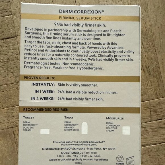 RoC  Derm Correxion Firming Serum Stick Advanced Retinol and Antioxidants 1 oz. - Picture 2 of 4